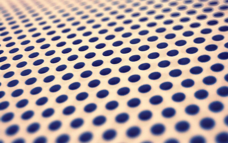 Blue Dots on White Surface — Neutral