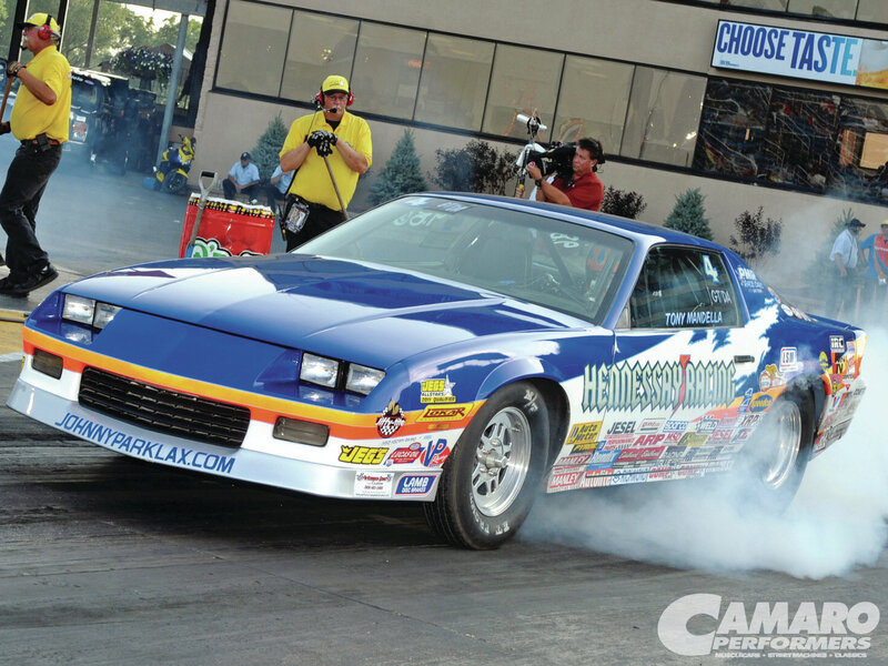 Blue Drag Racing Car — Dramatic, Afternoon