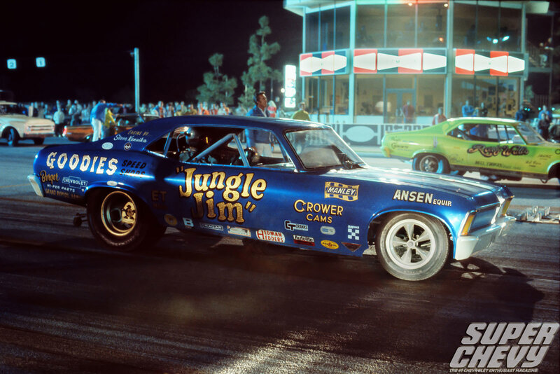 Blue Drag Racing Car — Nocturnal