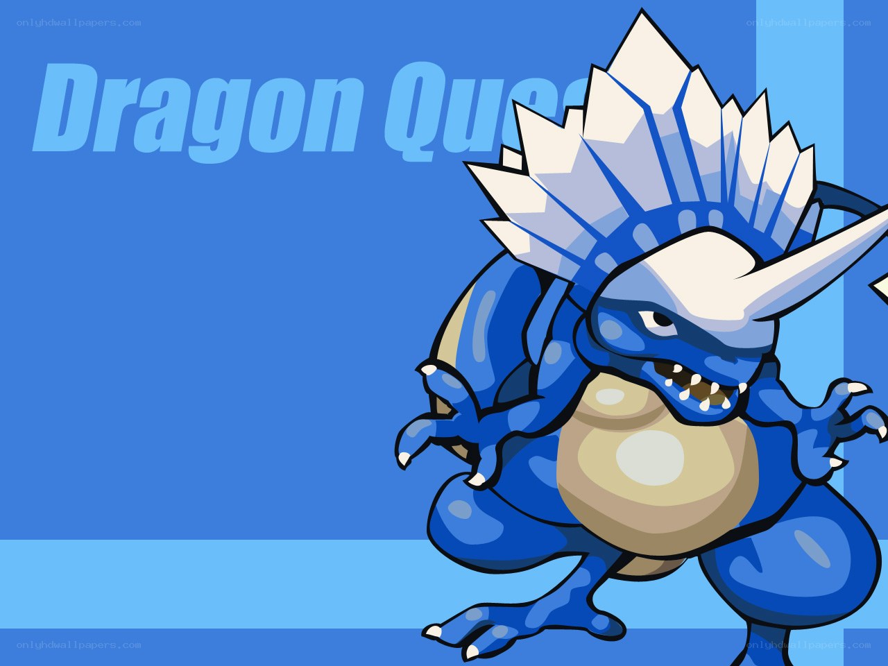Blue dragon character art