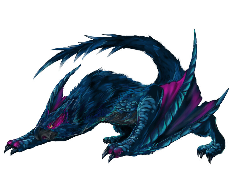 blue dragon creature