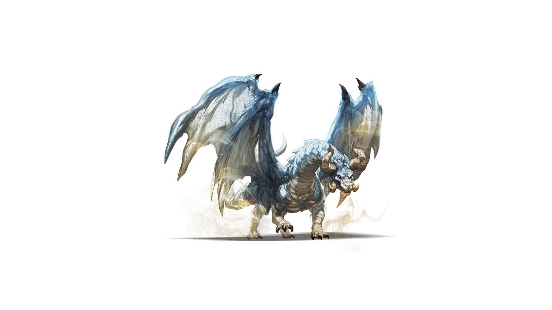 Blue dragon creature