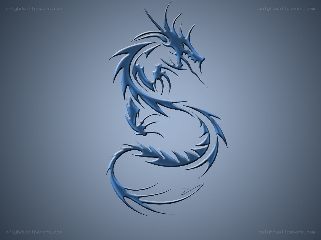 Blue dragon design