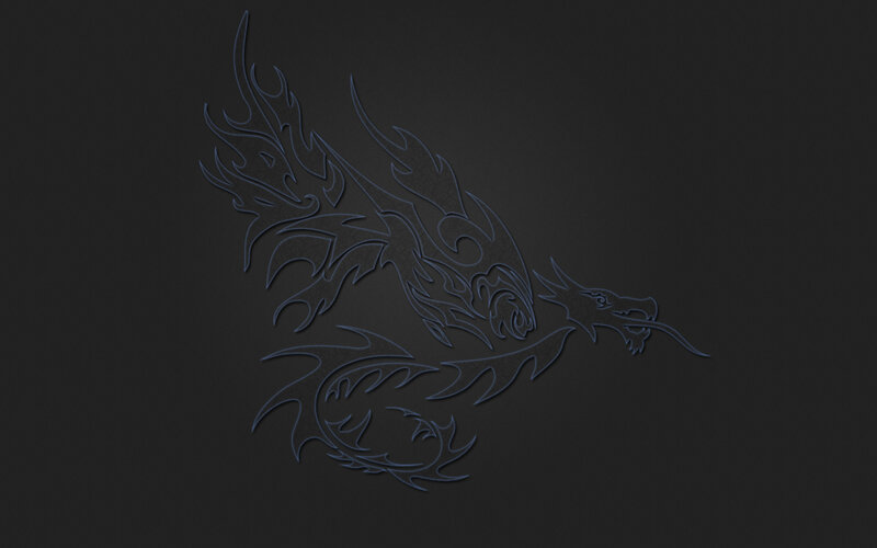 blue dragon design