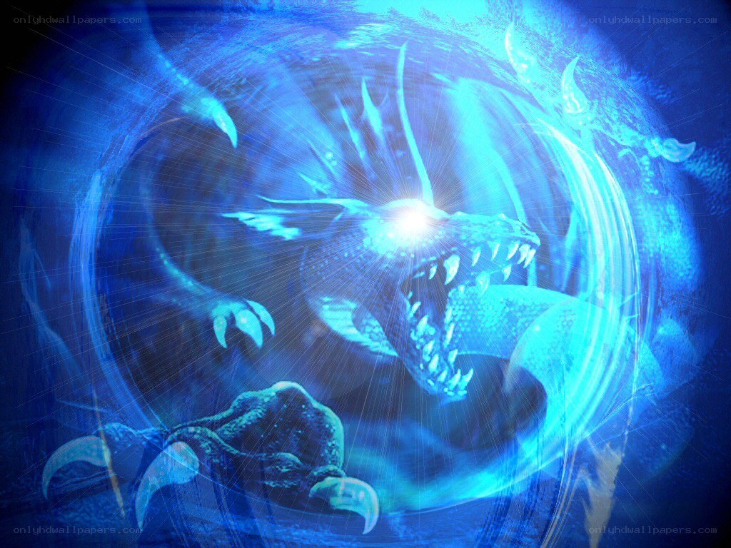 blue dragon energy aura