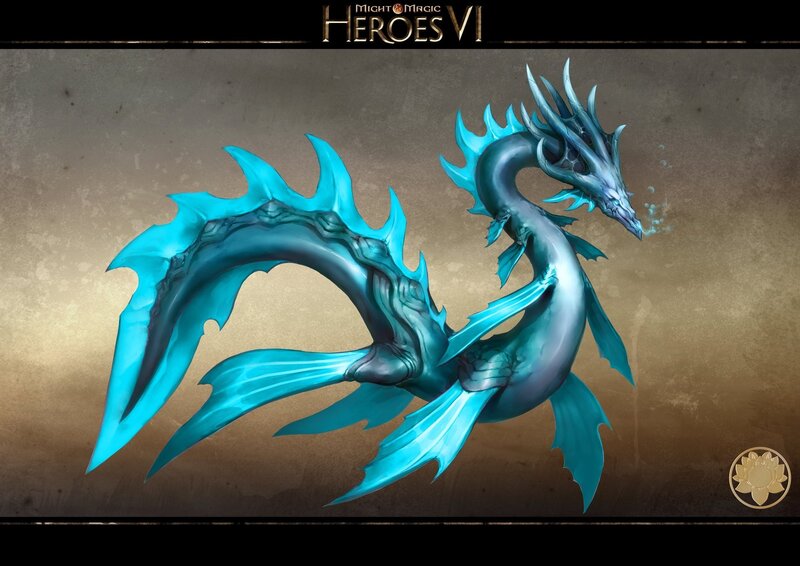 Blue dragon from Might & Magic