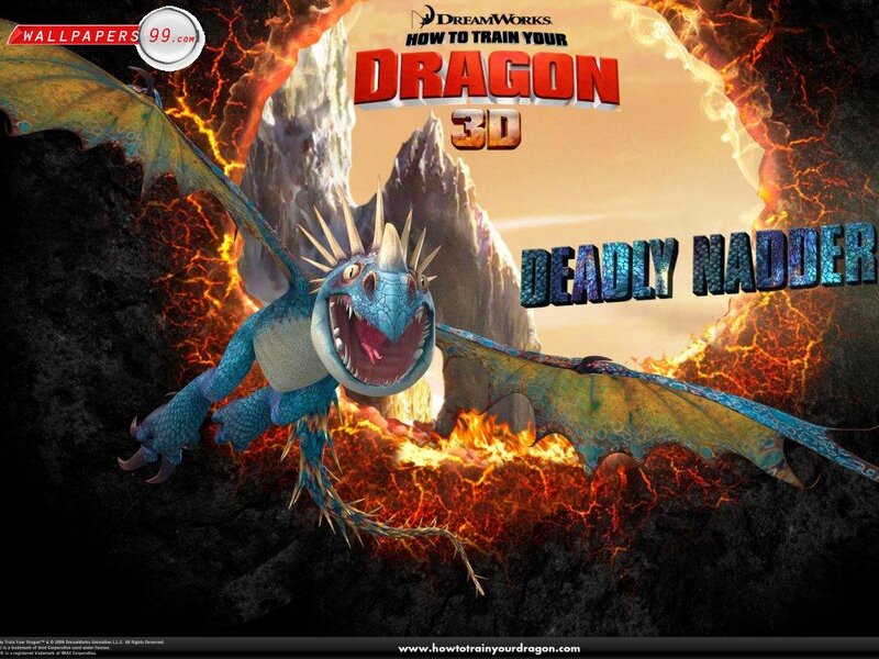 Blue Dragon in Lava