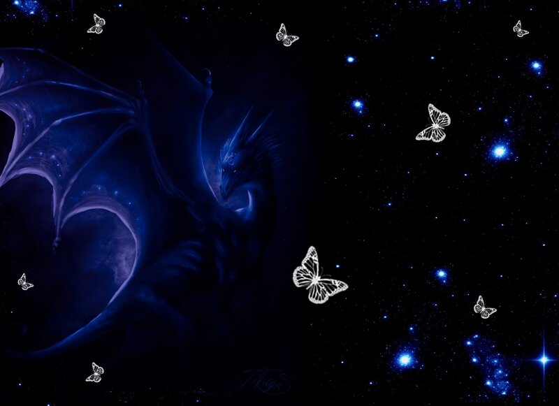 Blue Dragon in Space — Mystical
