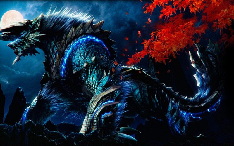 Blue Dragon Monster — Dramatic