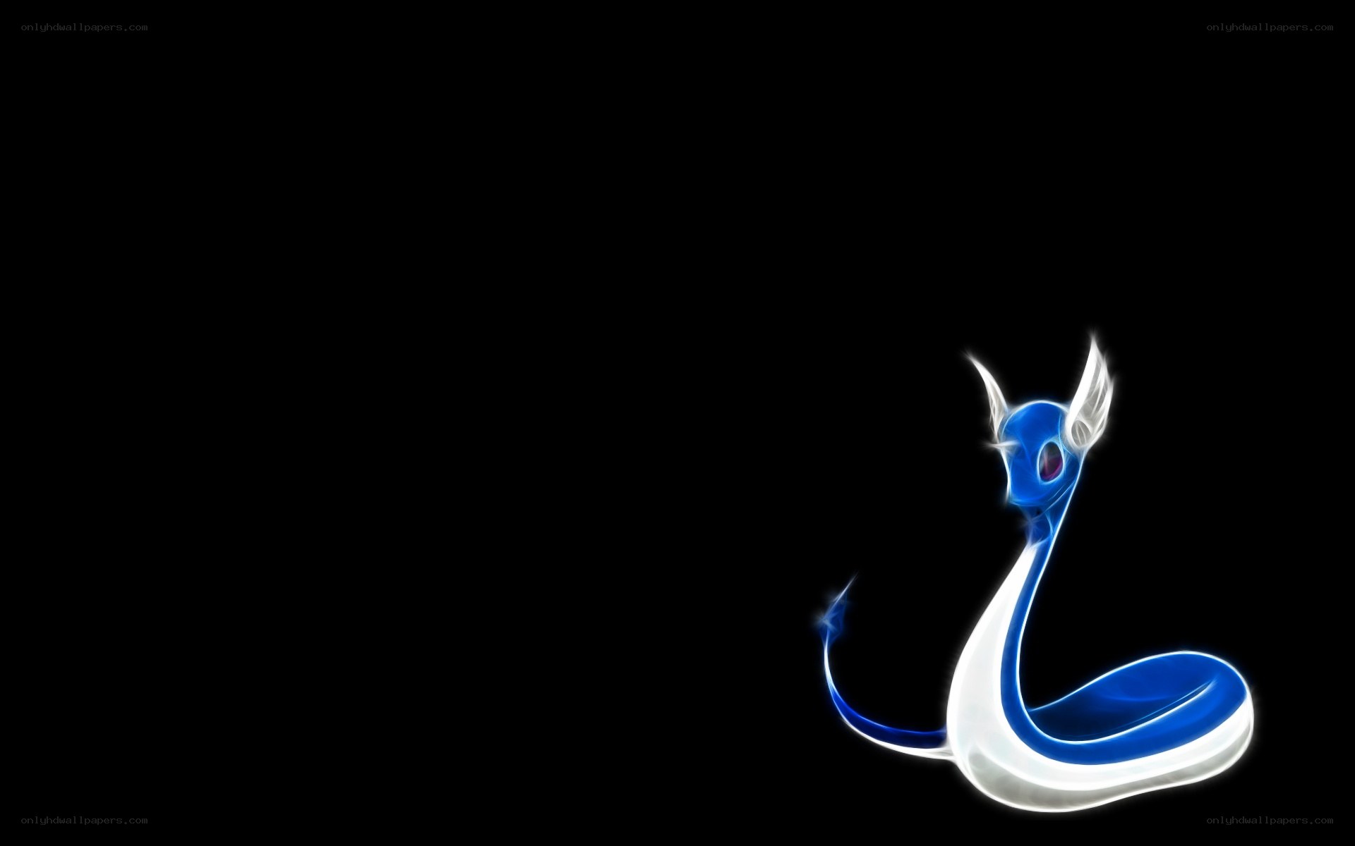 Blue dragon Pokémon artwork