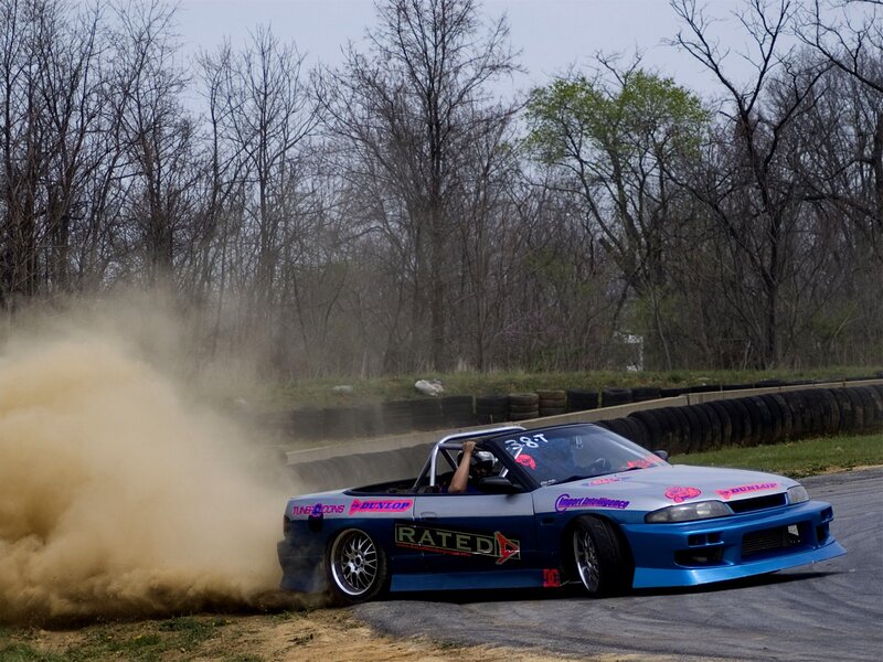Blue Drift Car — Dynamic, Spring