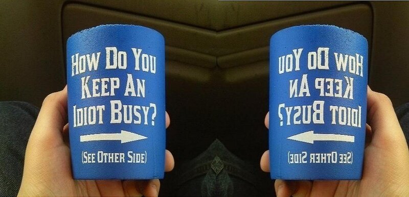 Blue Drink Koozies