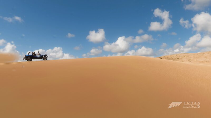 Blue Dune Buggy — Orange