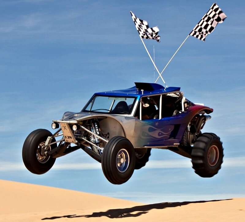 Blue Dune Buggy