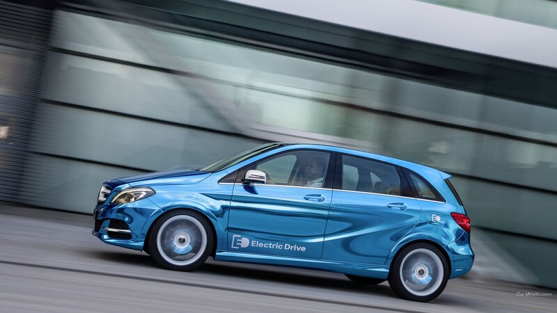 Blue Electric Car — Dynamic