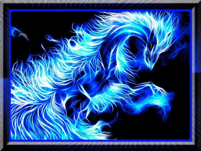 Blue Electric Dragon