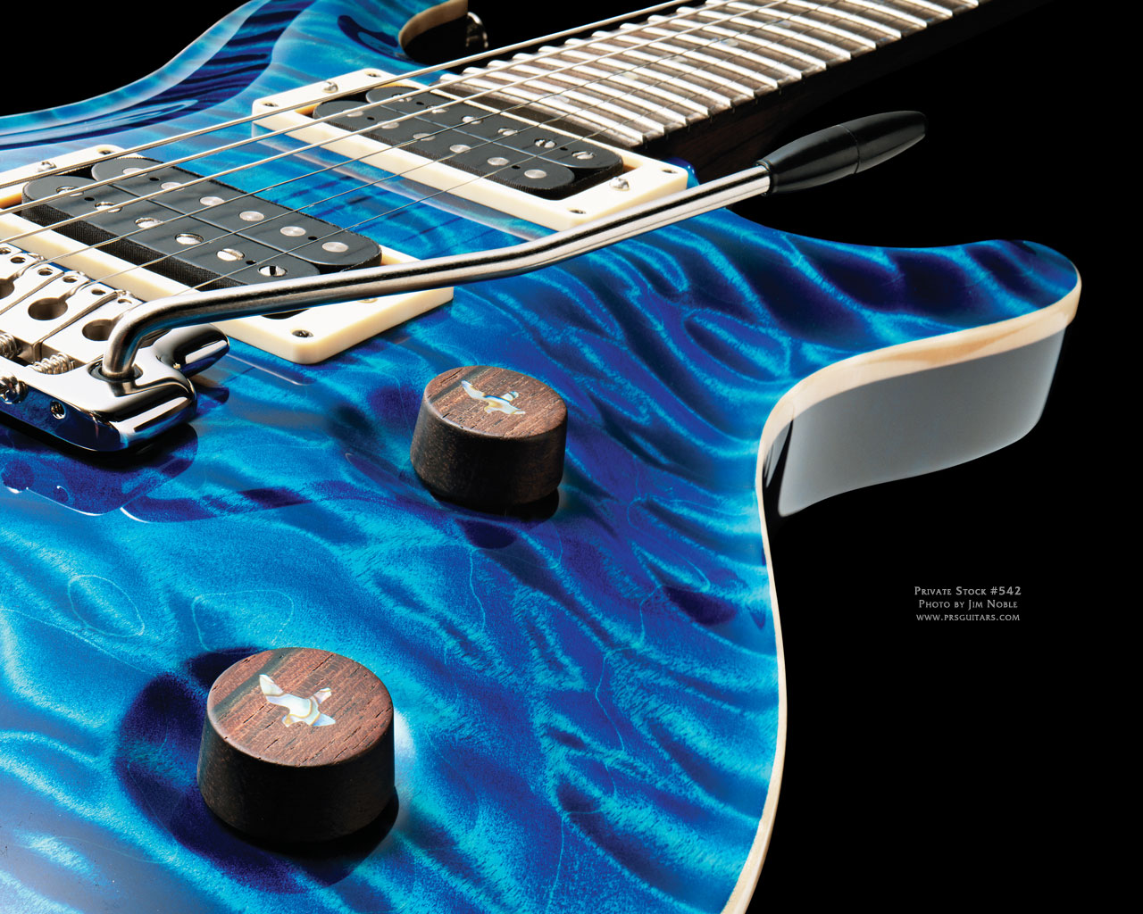 blue electric guitar