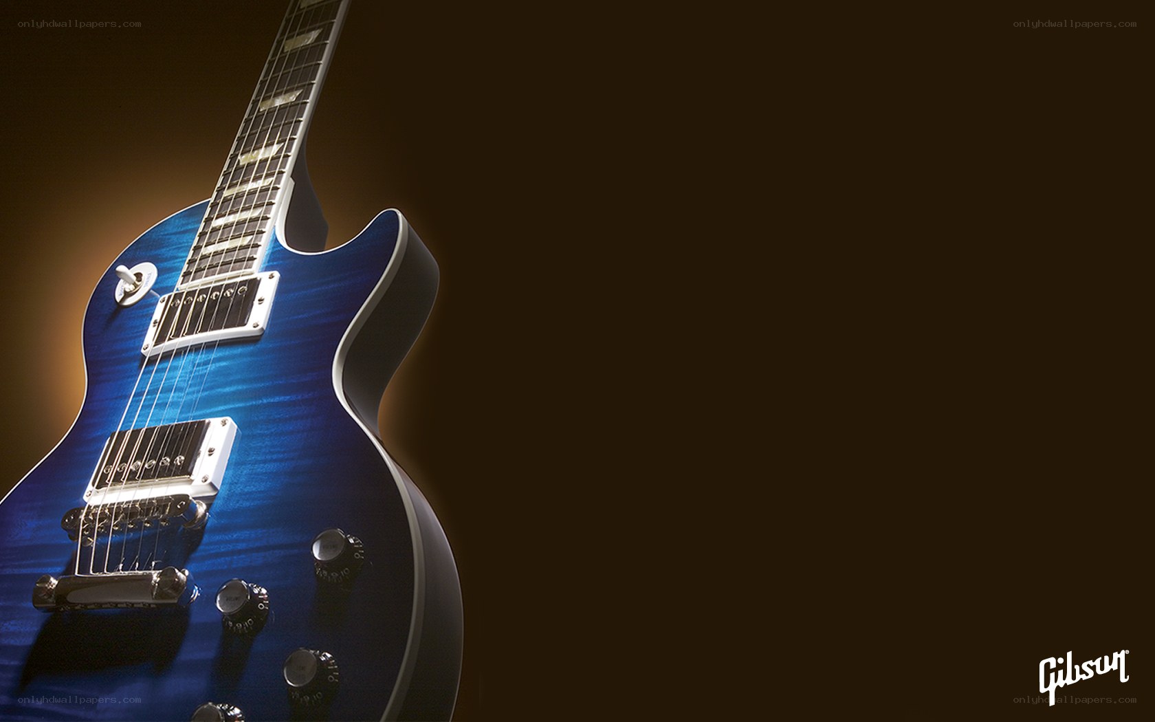 blue electric guitar