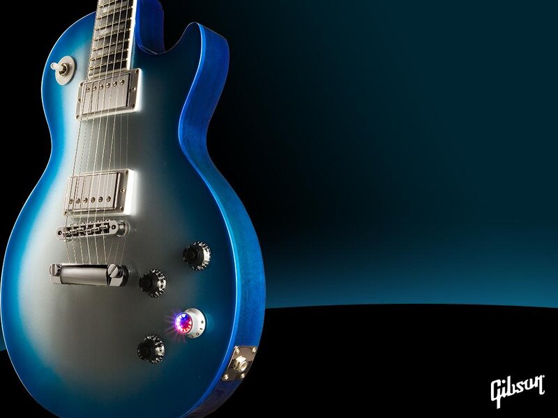 Blue Electric Guitar — Dramatic, Photograph, Guitar Pickups