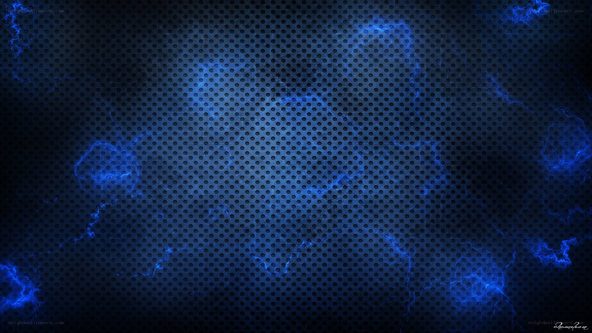blue electric mesh background