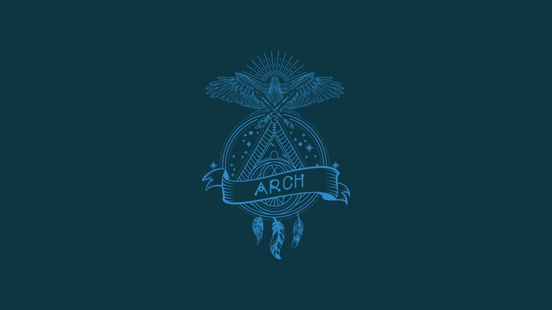 Blue Emblem with Bird