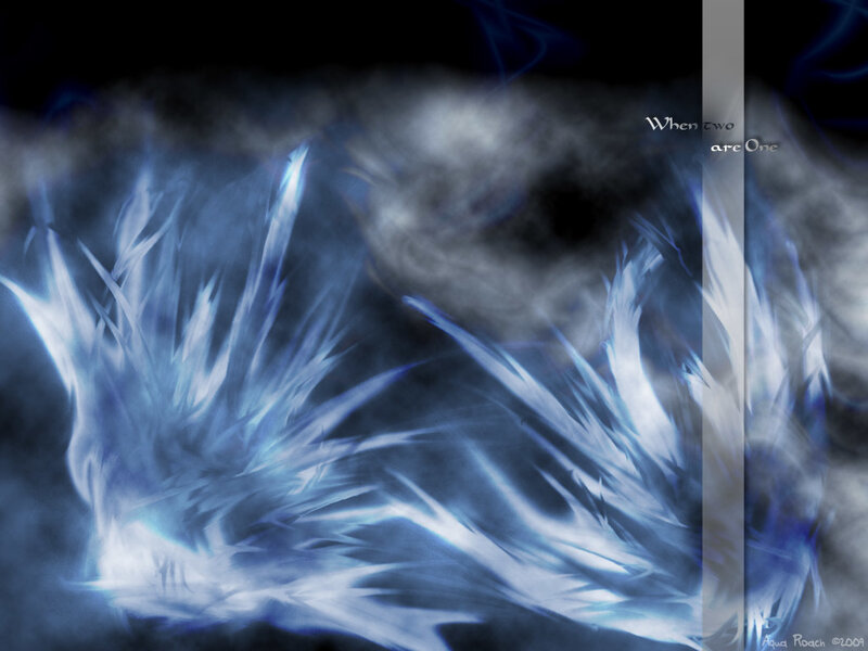 blue energy abstract