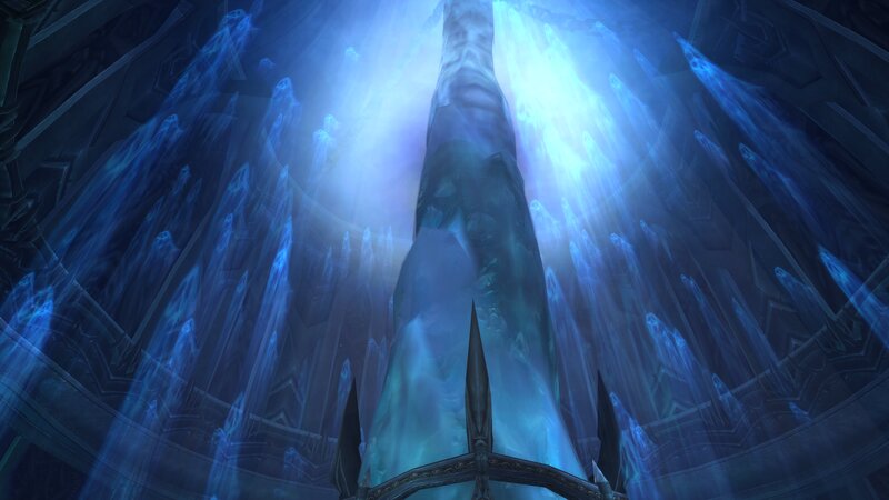 Blue Energy Beam — Dramatic, 3d Render