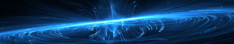 Blue Energy Beam — Dramatic, Digital Art, Light