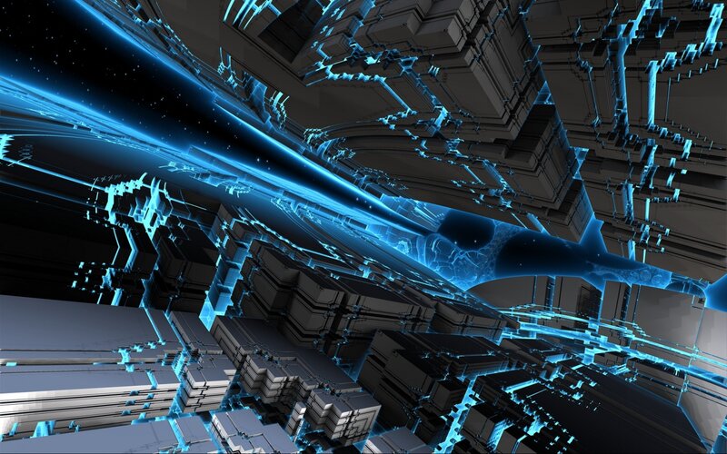 Blue Energy Beam — Dramatic