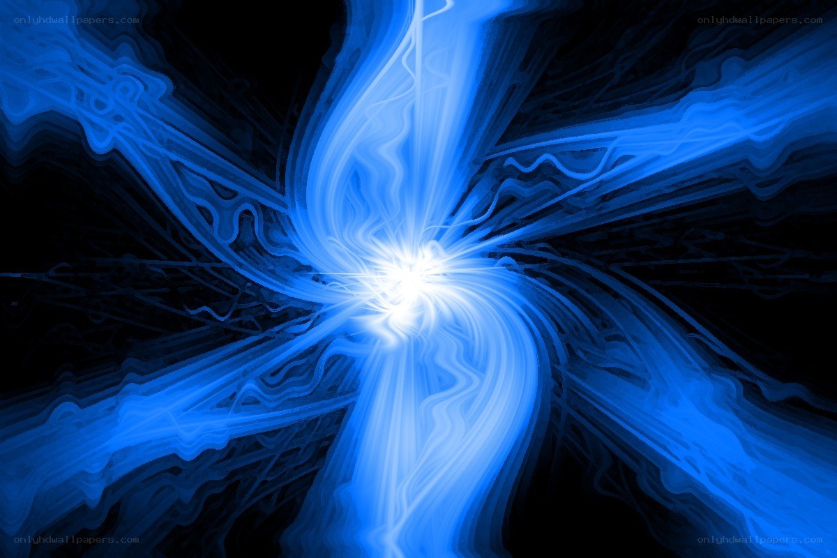 blue energy burst