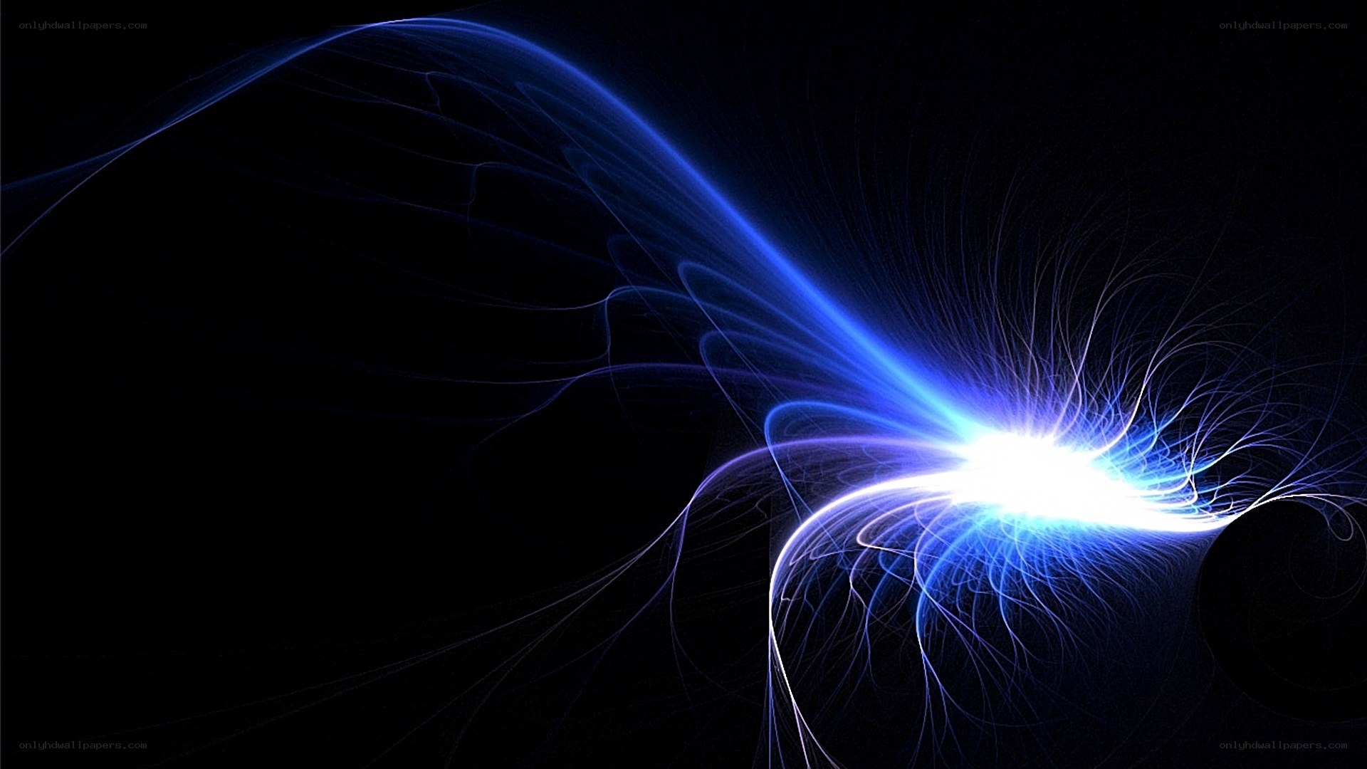 blue energy burst