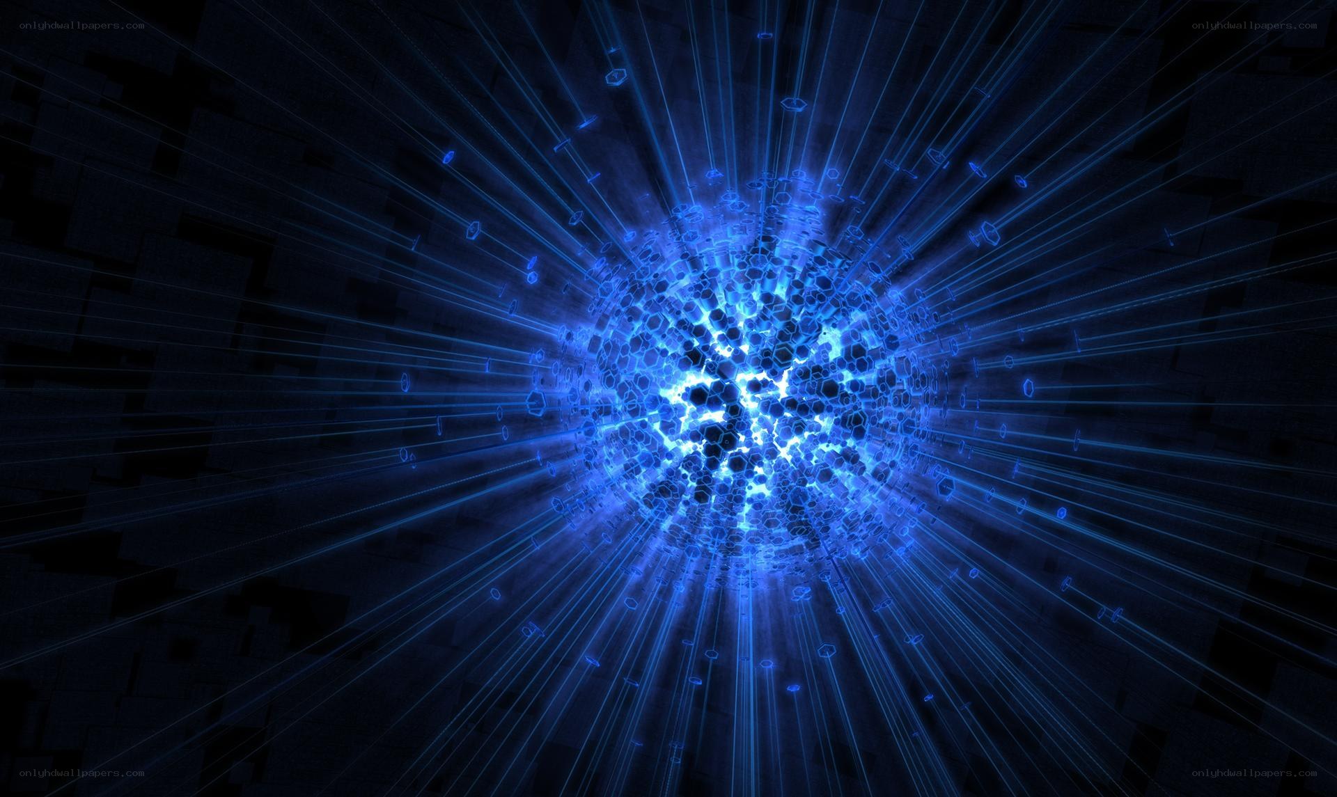 blue energy burst