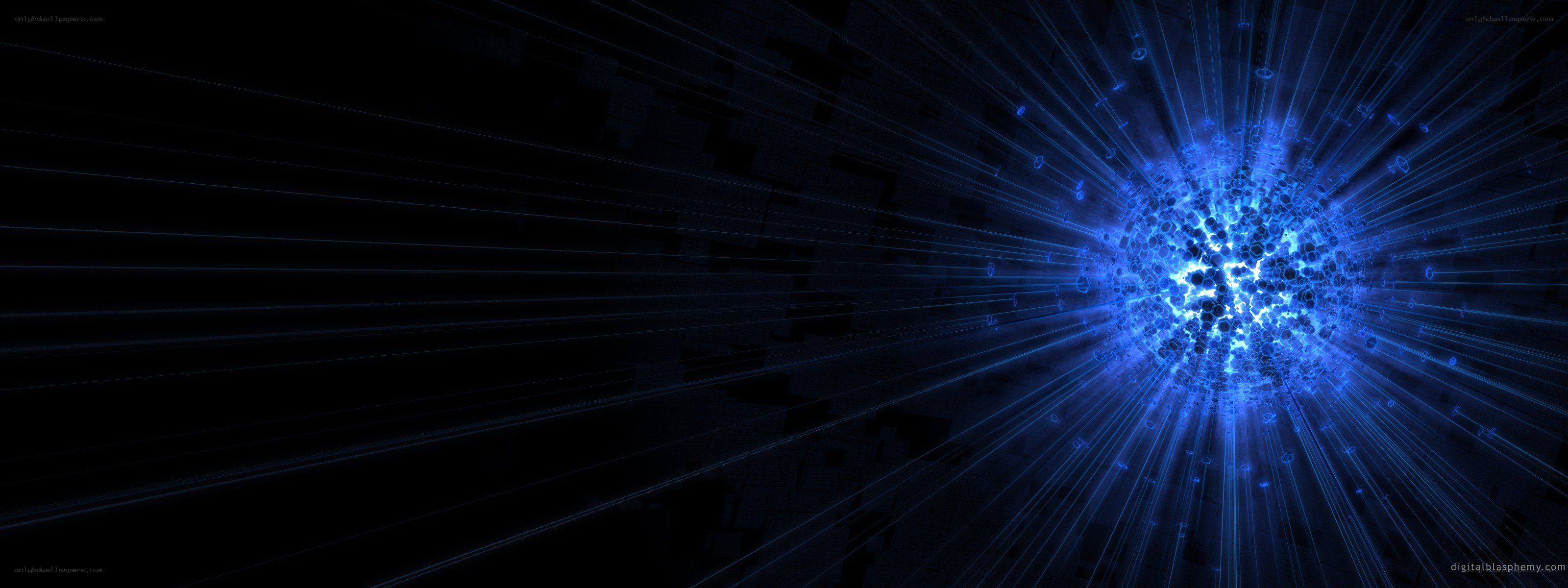 blue energy burst