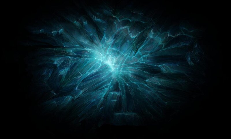blue energy burst