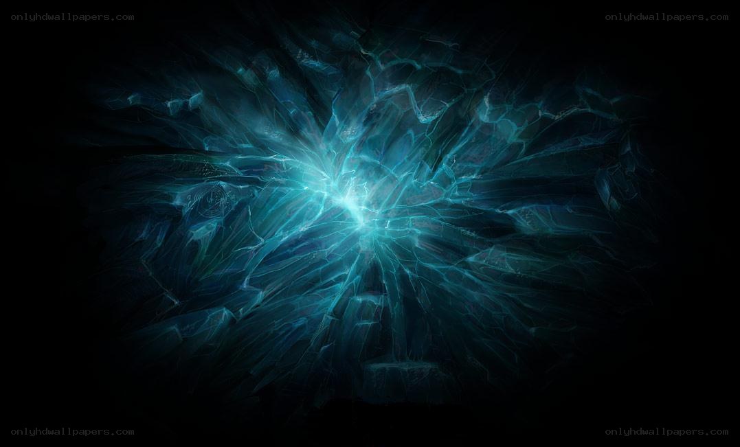 blue energy burst