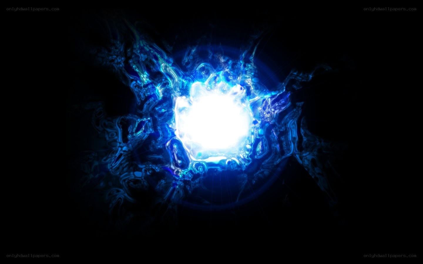 blue energy burst