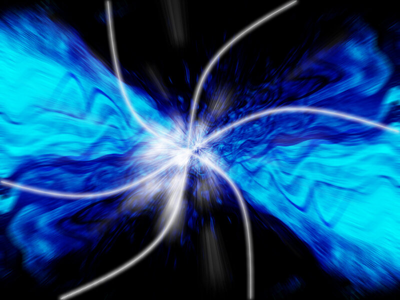 Blue Energy Burst — Dynamic