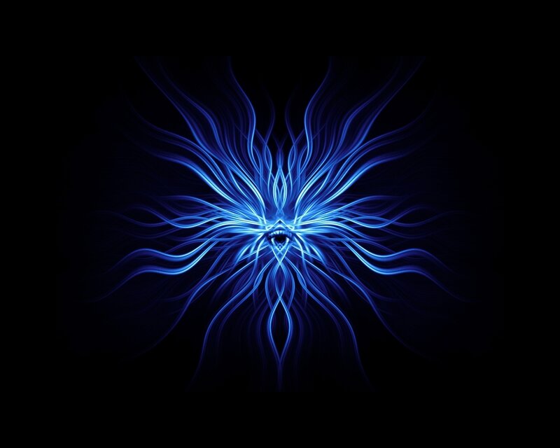 blue energy burst pattern