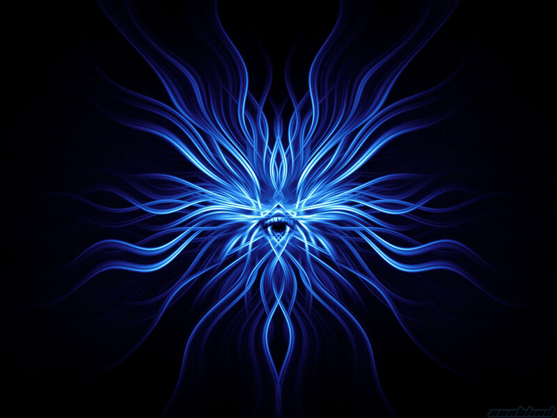 blue energy eye pattern