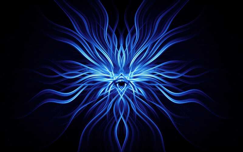 blue energy eye pattern
