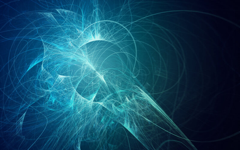 Blue energy fractal pattern