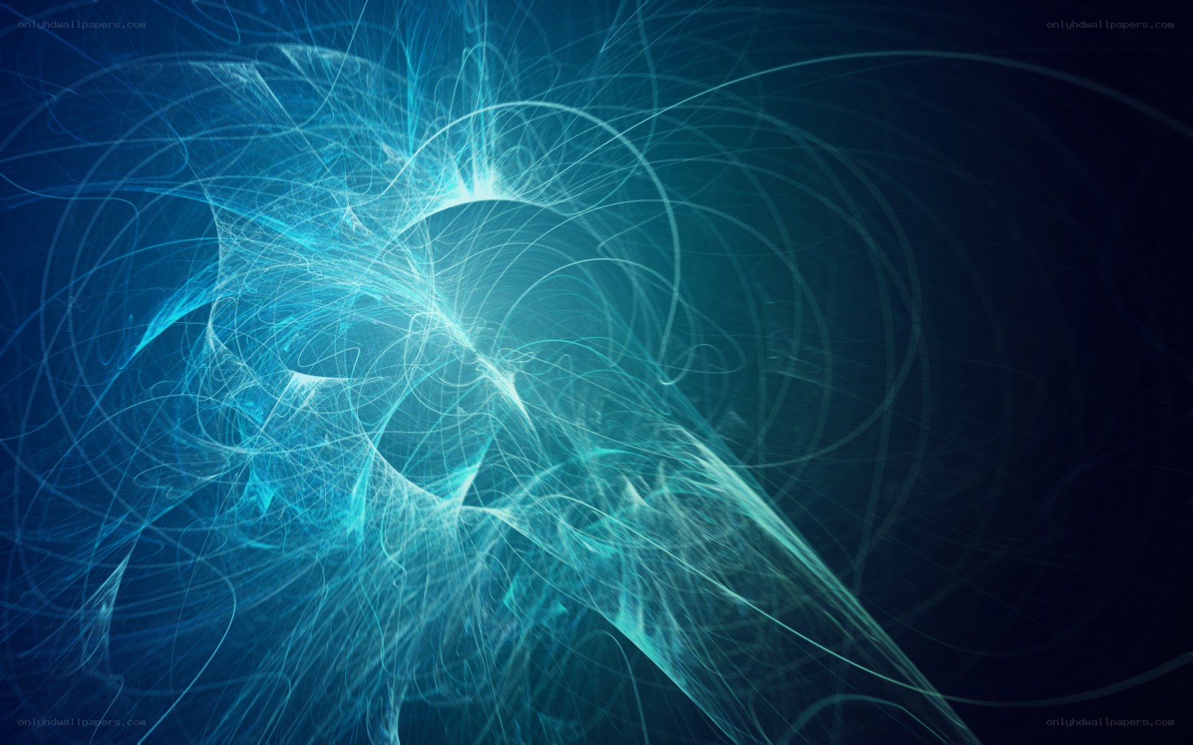 Blue energy fractal pattern