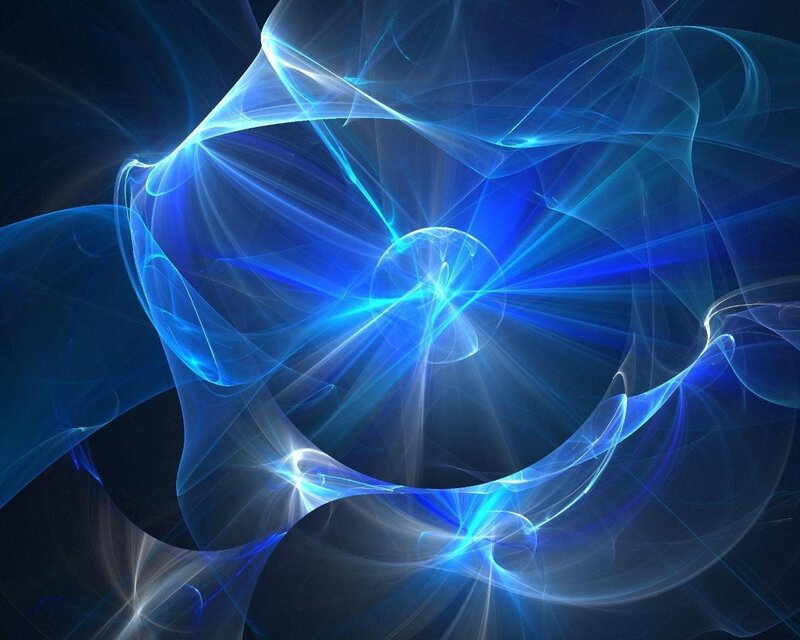 Blue energy fractal swirl