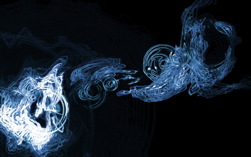 Blue Energy Hands