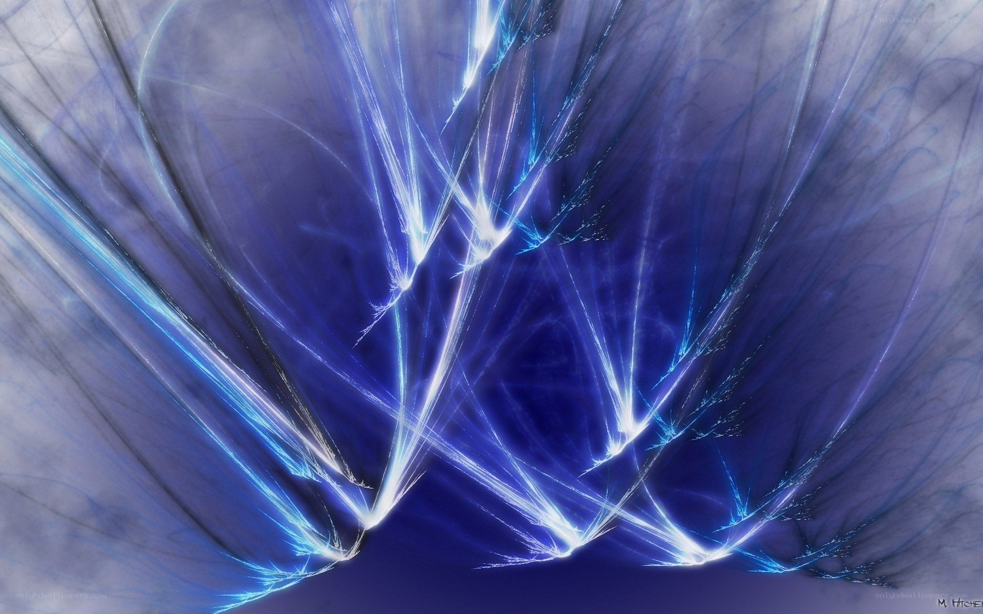 Blue energy light burst