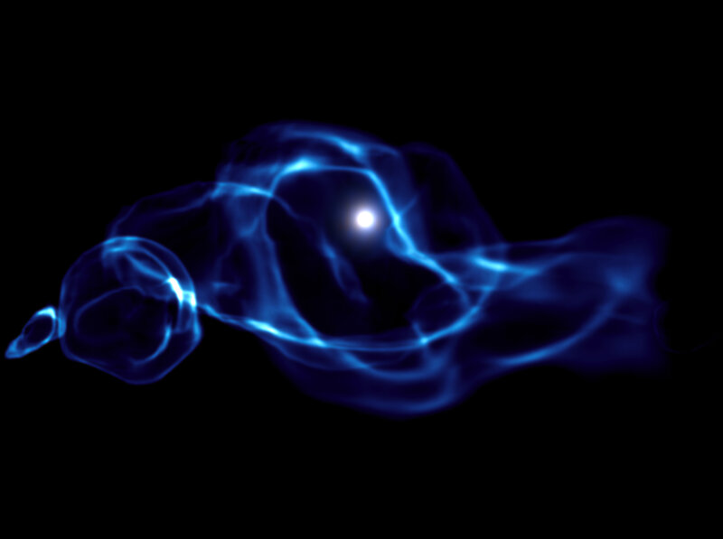 Blue Energy Nebula — Ethereal
