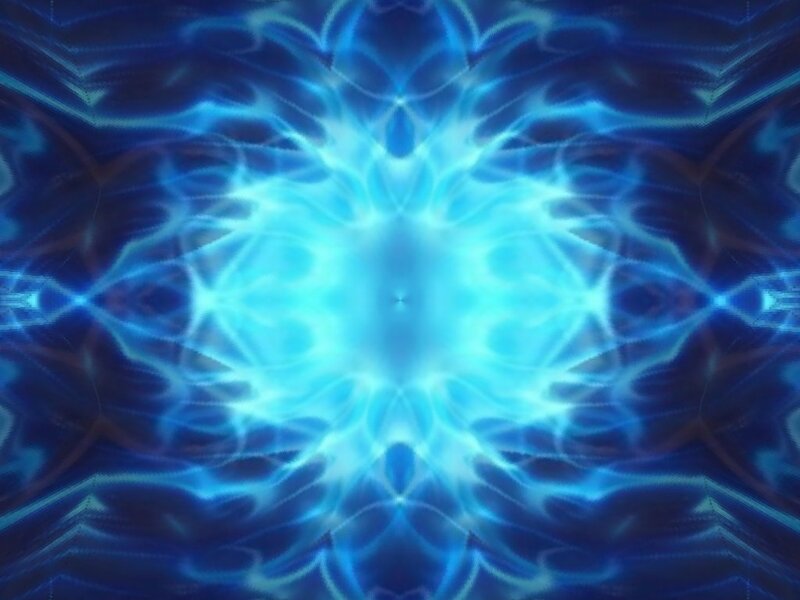 Blue Energy Pattern — Energetic, Abstract