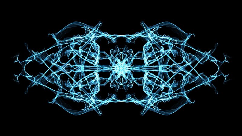 blue energy pattern