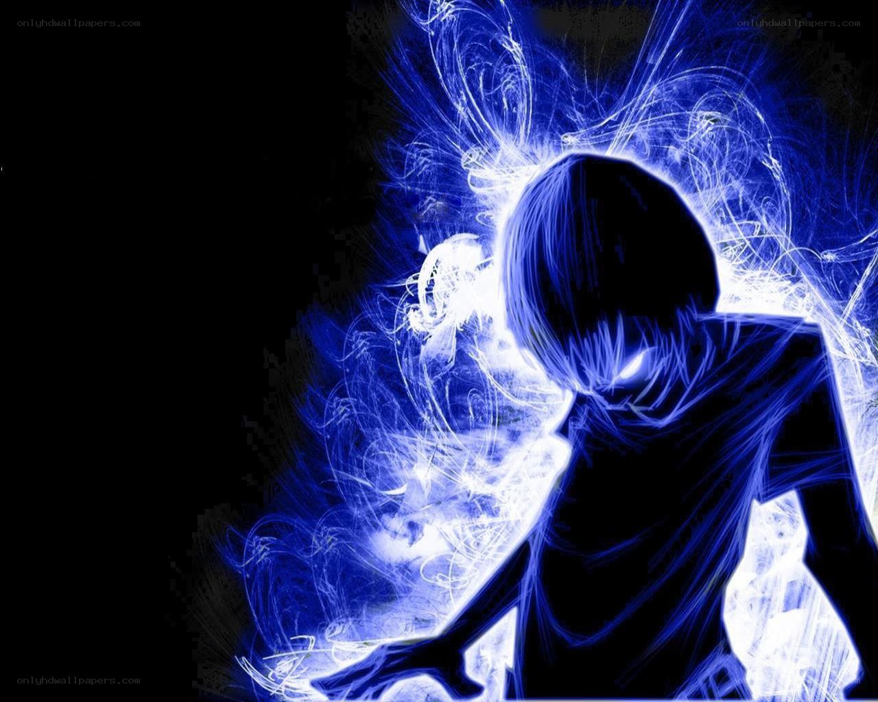 blue energy silhouette