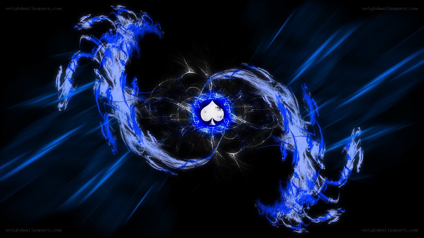 blue energy spade symbol
